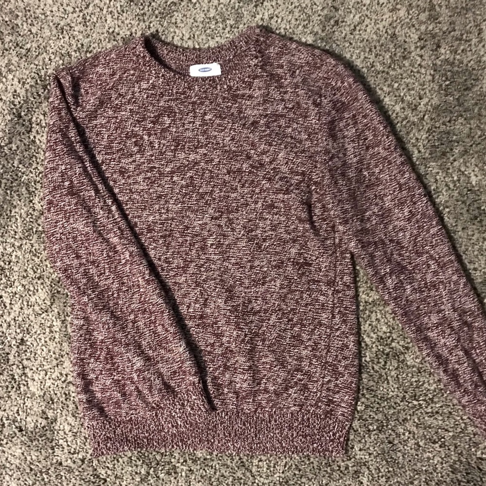 NWOT old navy maroon sweater size Lg